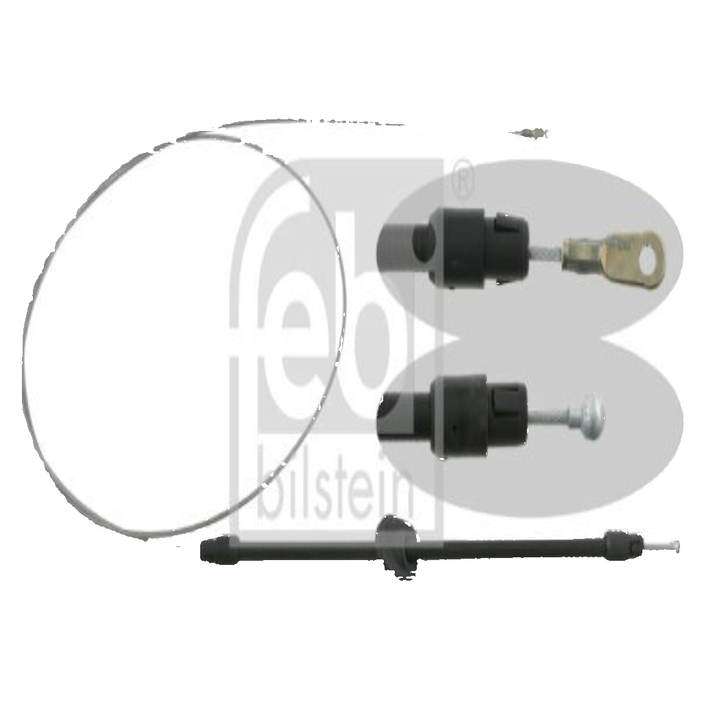 Front FEBI BILSTEIN 26731 Cable, parking brake for MERCEDES-BENZ,VW