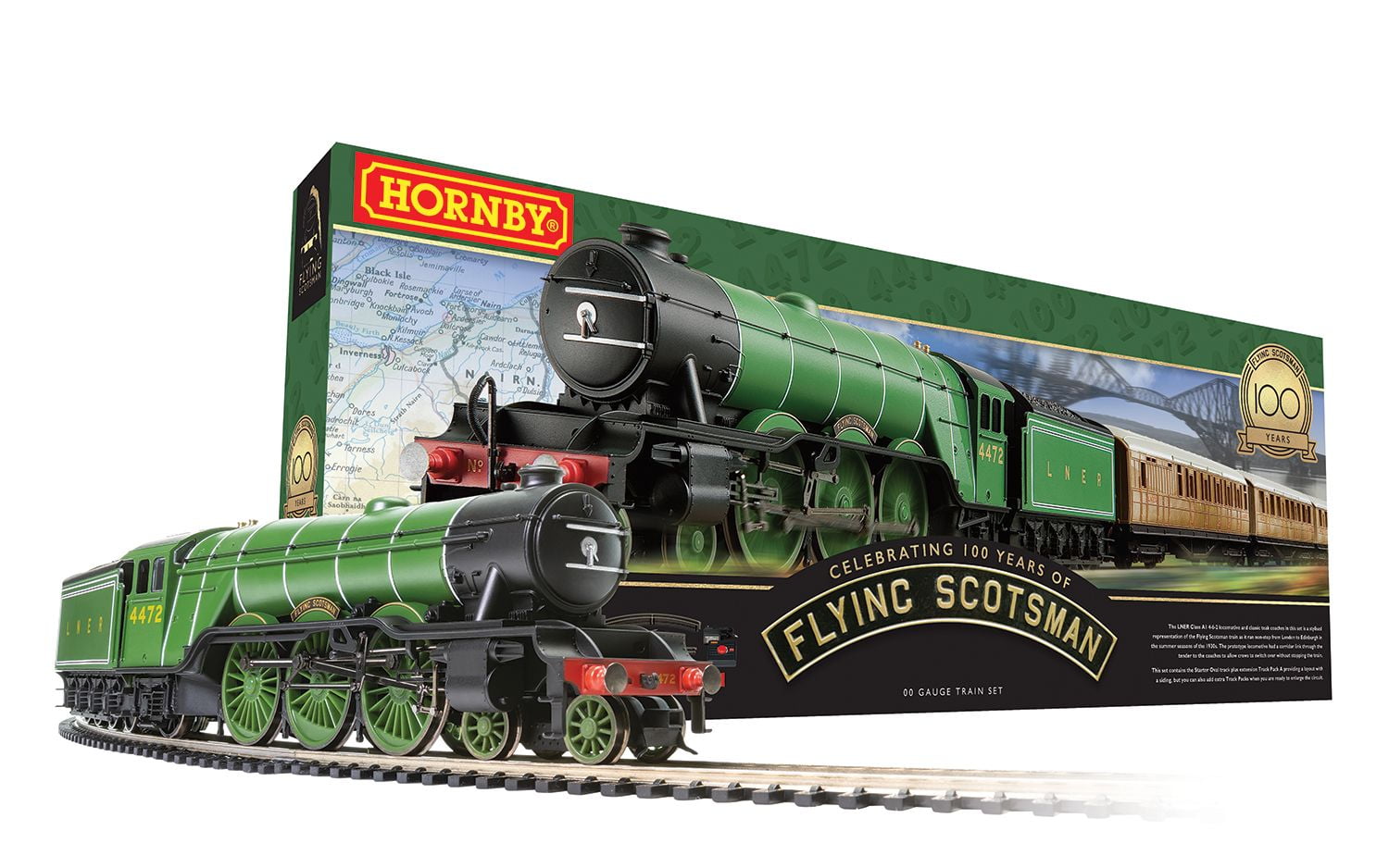 Hornby R1255M Flying Scotsman Train Set R1255M