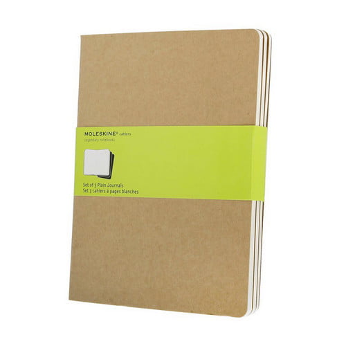Moleskine Plain Cahier Xl - Kraft Cover (3 Set) by  Moleskine - 9788883705069