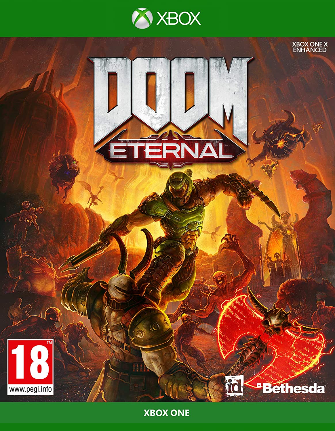Microsoft Doom Eternal, Jogo Para Consola Xbox One Tamanho 36
