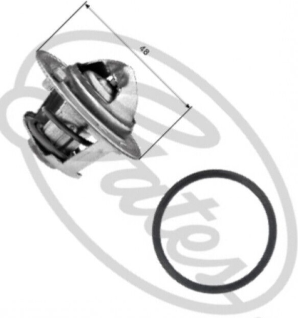 GATES TH25782G1 Thermostat, coolant for FORD,FORD ASIA & OCEANIA,FORD AUSTRALIA,