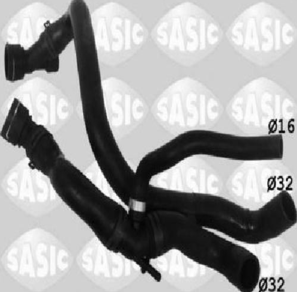 Fits SASIC 3406119 RADIATOR HOSE 1.6 16V   ⭐UK Stock⭐