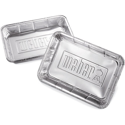 Weber Large Foil Drip Tray Pans - 10 PACK - 6416 NEW