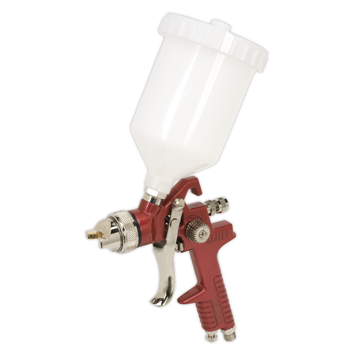 Sealey Hvlp Gravity Feed Spray Gun 1.3mm Set-up