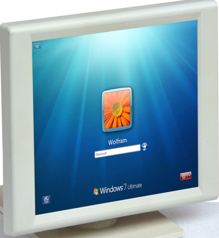 38cm 15"" Touchscreen 1024x768 XGA Monitor PV760T Win2000 XP 7 8 with Foot #3F