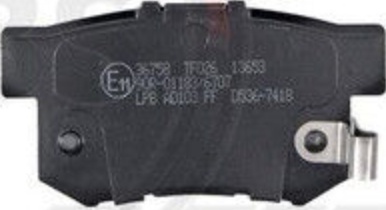 36758 A.B.S. Brake Pad Set, disc brake for ACURA,HONDA,SUZUKI