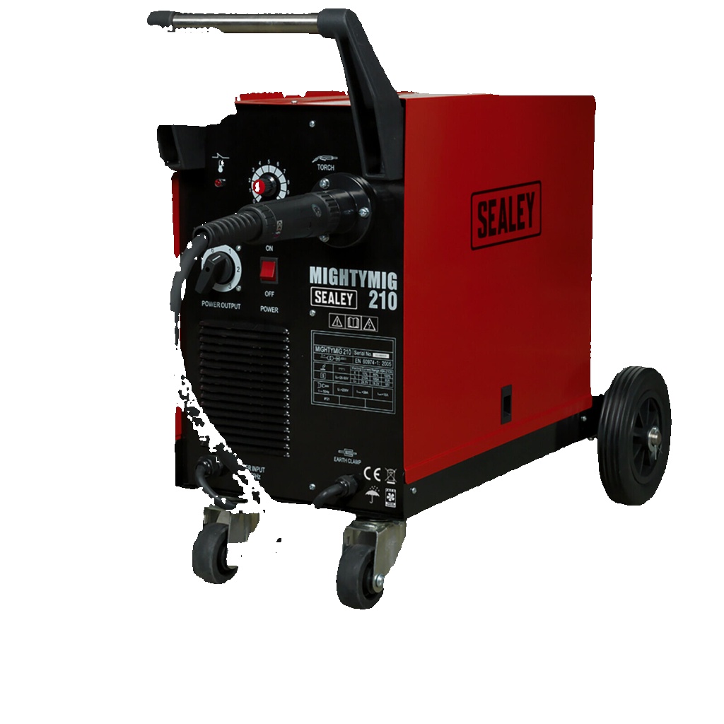 Sealey MIGHTYMIG210 Professional Gas No-Gas MIG Welder 210Amp Welding