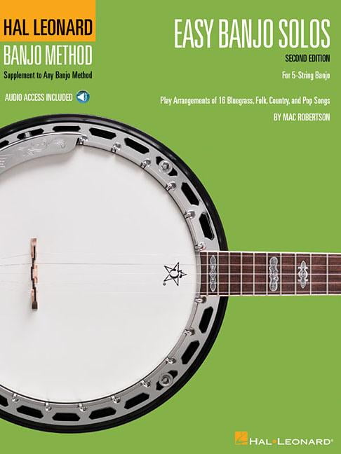 Easy Banjo Solos for 5-String Banjo by Mac Robertson - 9781480309210
