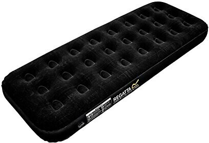 Regatta Flock Finish Single Airbed in Black
