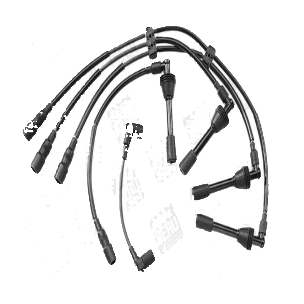Porsche 968 HT ignition spark plug lead cable kit - OEM Beru
