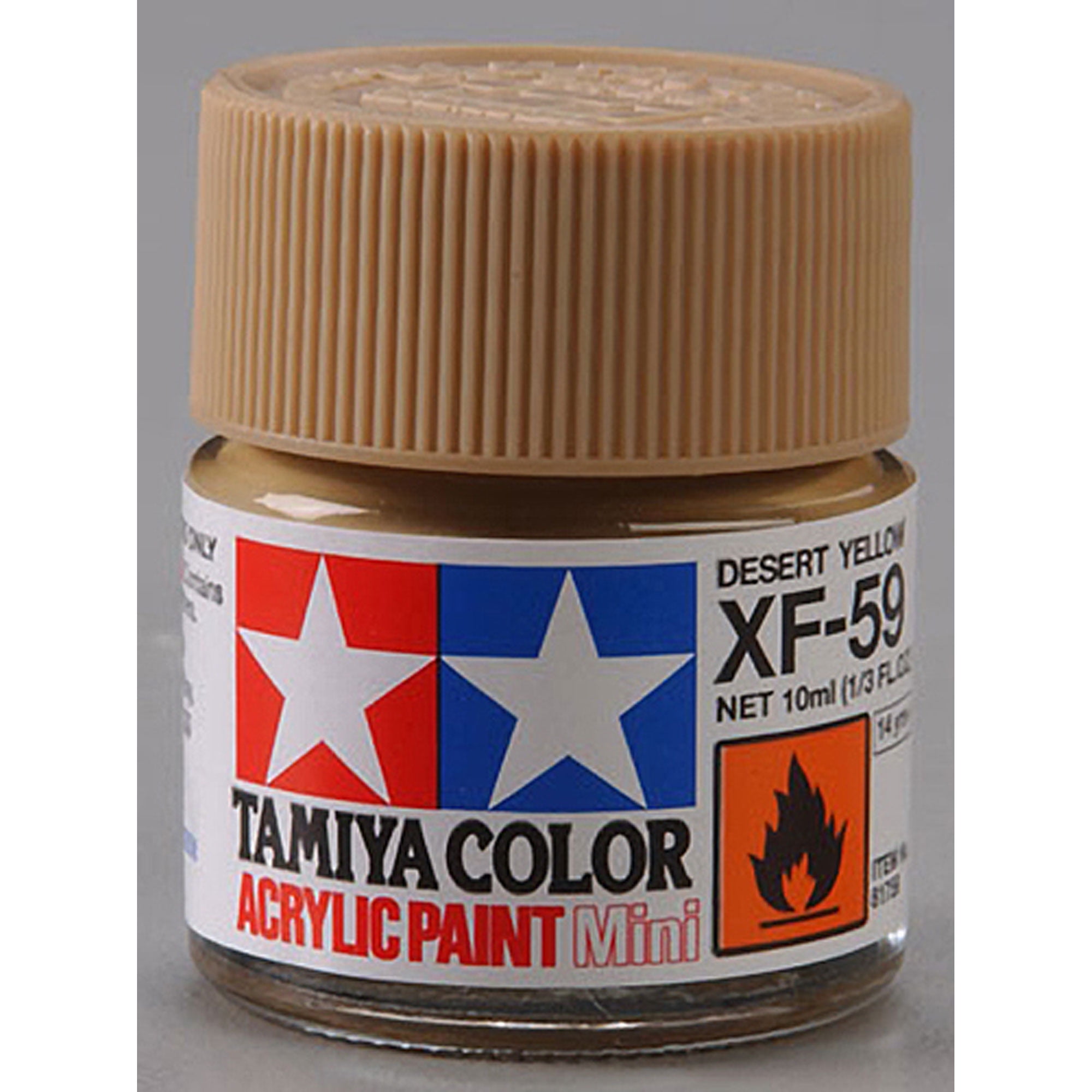 Tamiya Colour Acrylic Paint Xf-59 Desert Yellow 10Ml - Image 2