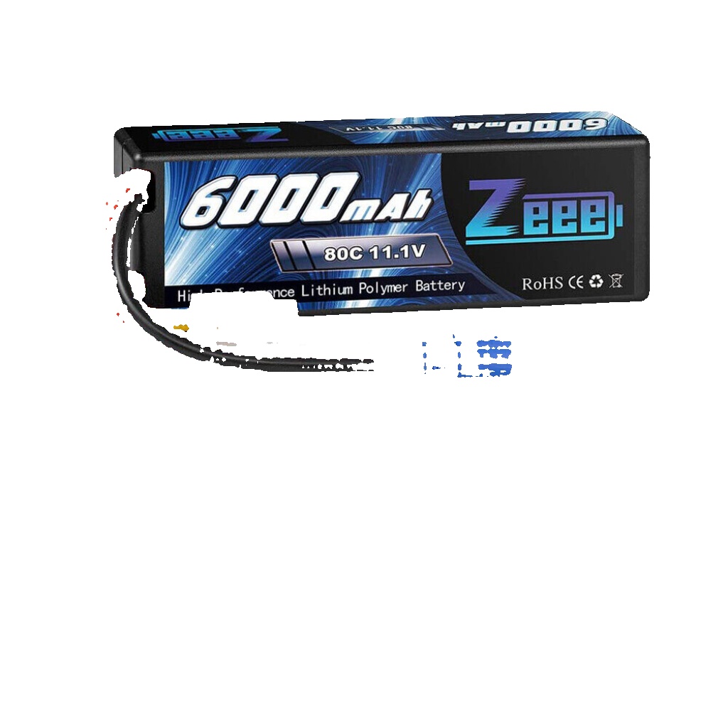 Zeee 3S Lipo Battery T 6000mAh 11.1V 80C for RC Car Drone Truck Airplane LKW