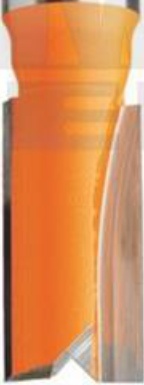 CMT Straight Router Bit - 16 dia x 20mm cut x 1/4 shank