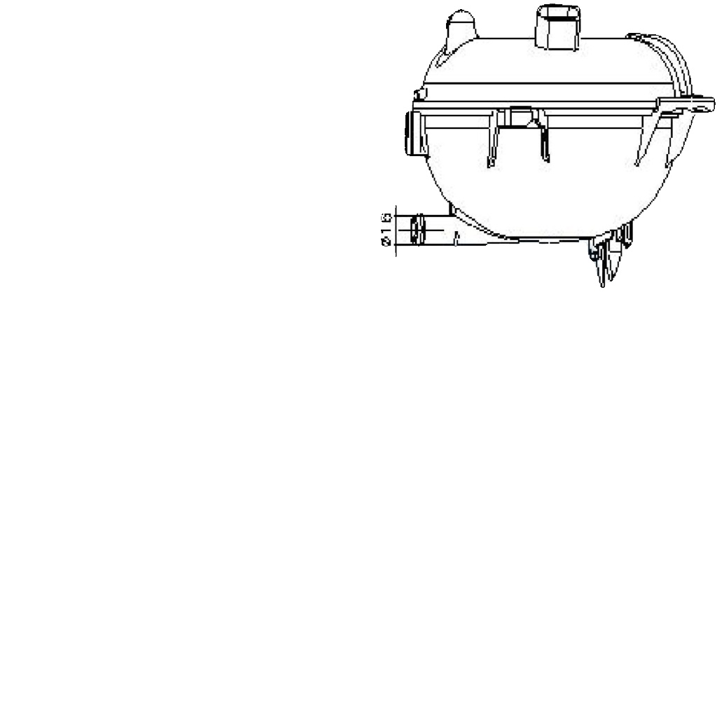 EXPANSION TANK COOLANT 996130 FOR SKODA KAROQ SUPERB/III OCTAVIA/Combi YETI 1.0L