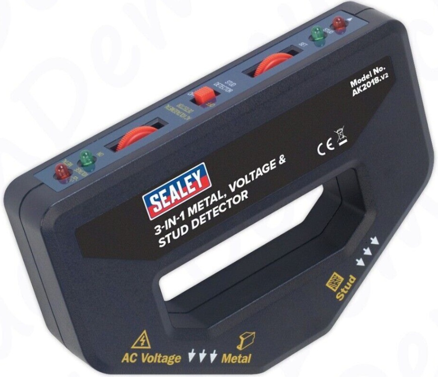 Sealey Metal, Voltage & Stud Detector 3-In-1 - Image 2