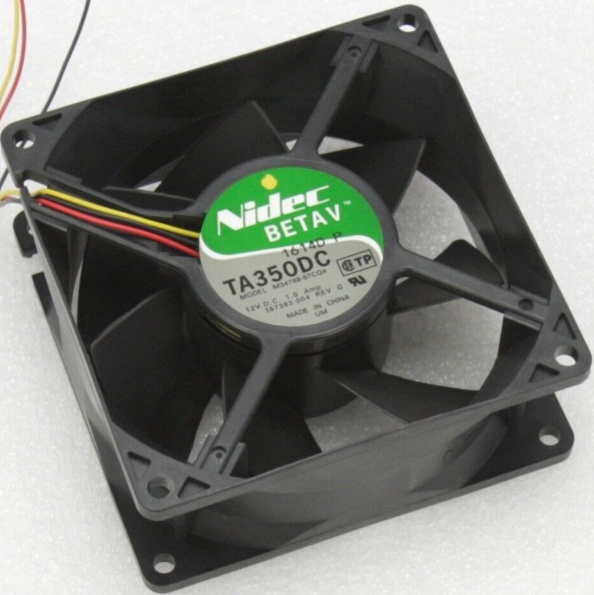 Nidec Beta V TA350DC M34789 Profi Cooler Fan 92x92x38mm 90mm 12V 110CFM 1A OK