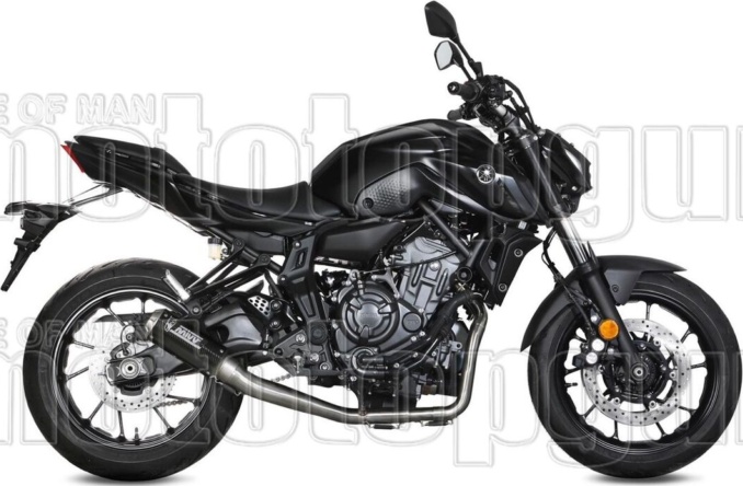 Mivv Complete full exhaust MK3 Carbon Highfor YAMAHA MT 07 2021 > 2023