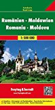 Romania - Moldova Road Map 1:500 000