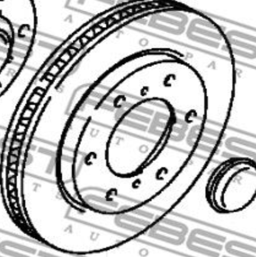 FEBEST 0484-002 Wheel Stud for ,MITSUBISHI,MITSUBISHI (BJC)