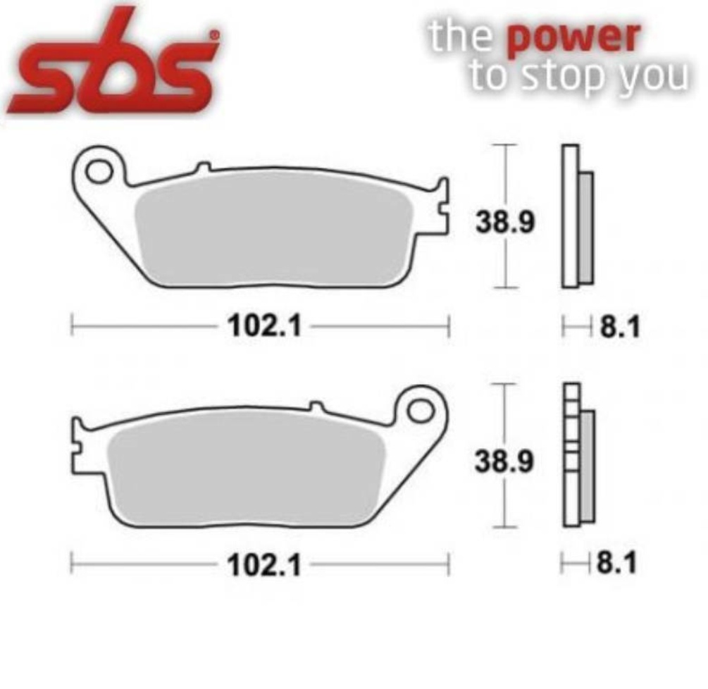 SBS P183-HF Brake Pad For Motorcycle Spare Parts Accessories Replacement Parts