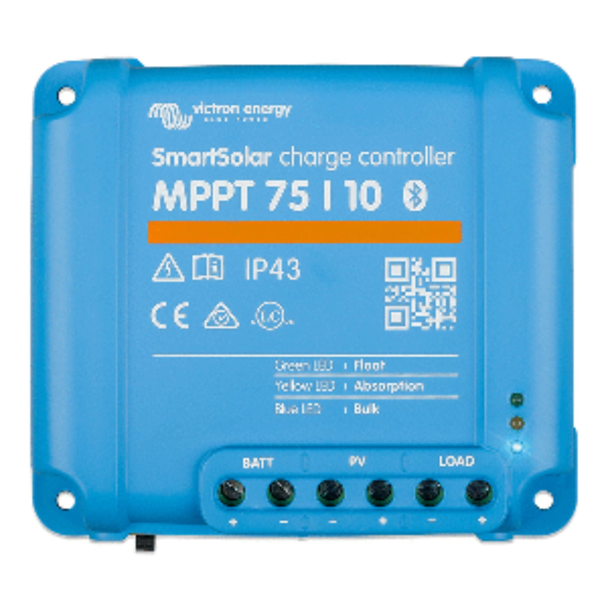 VICTRON MPPT SMARTSOLAR LEISURE BATTERY CHARGE CONTROLLER 75 VOLT 10 AMP