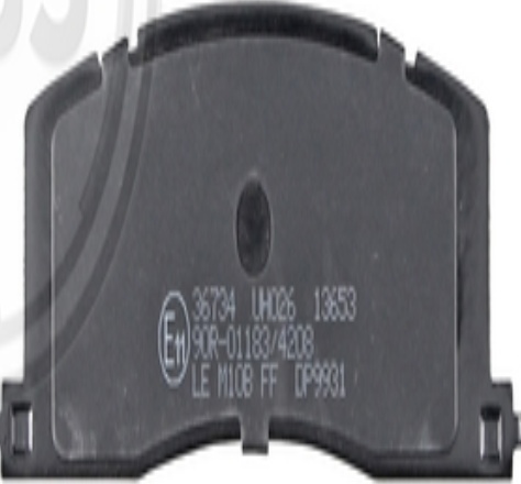 36734 A.B.S. Brake Pad Set, disc brake for TOYOTA