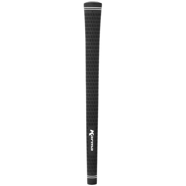 Karma Velour - Standard Size - Ribbed - Golf Grips - Black x 1
