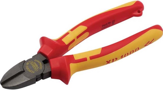 Draper 99052 XP1000 VDE Diagonal Side Cutter 180mm Tethered