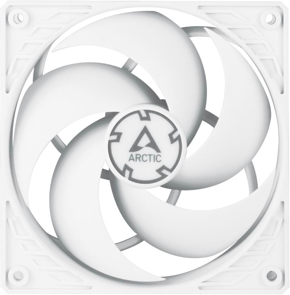 Arctic P12 PWM PST 120mm Case Fan 200-1800 RPM 56.3 CFM 4-Pin White/White