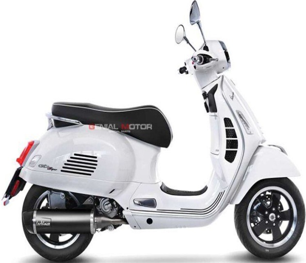 Exhaust Leovince BLACK INOX Racing VESPA GTS 300 HPE/SUPER/SEI GIO 2019 2020