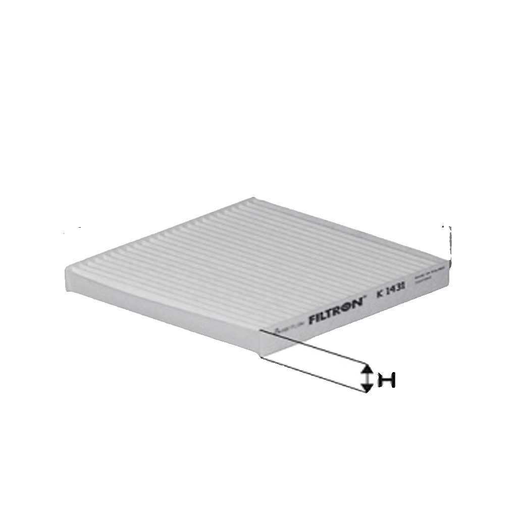 FILTRON Pollen filter JEEP K 1431 53314055,55111302AA,68233626AA - Image 2