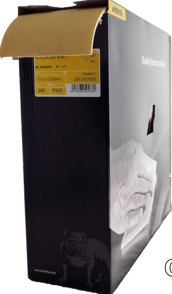 Mirka Goldflex P320 Perforated Roll - 200 Sanding Pads