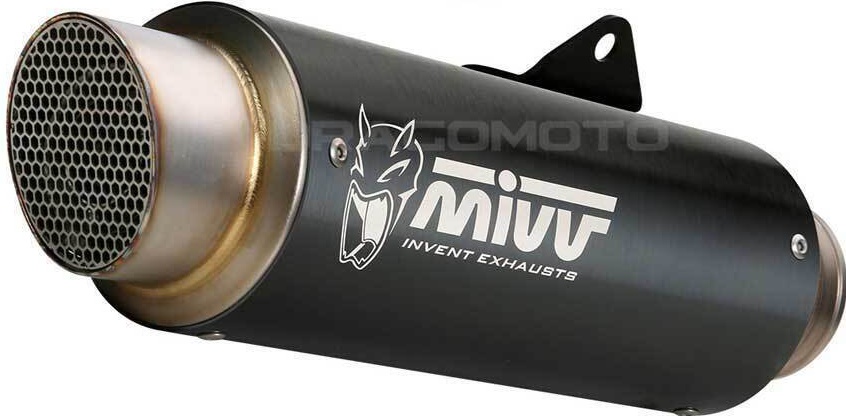 Mivv Exhaust Muffler GP PRO Black Inox black kat SUZUKI GSX 250 R 2017 > 2020