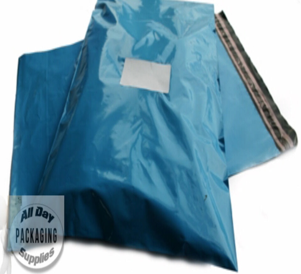 20 x BABY BLUE MAILING POSTAL PLASTIC POLY BAGS MAILERS 10"" x 14"" / 250x350mm