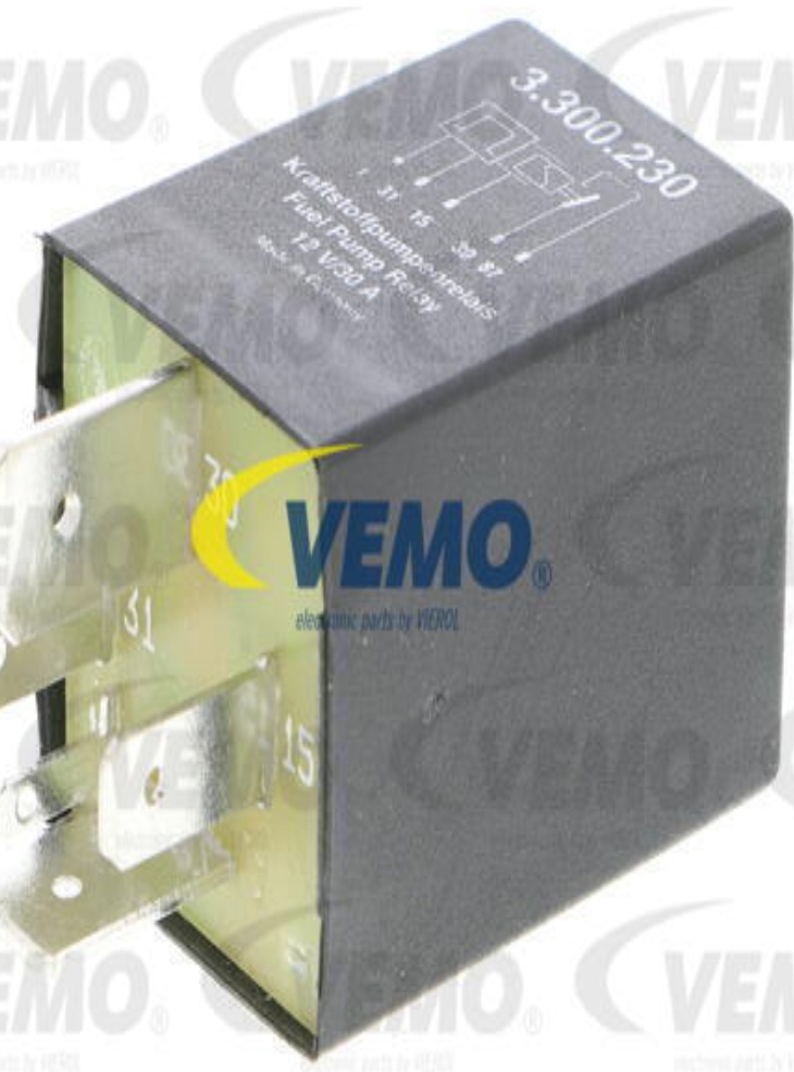 Fuel pump relay V15-71-0014 VEMO for AUDI VW