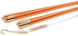 Draper 45274 - Cable Access Rod Kit - 10 x 1m Rods & Accessory Puller Kit