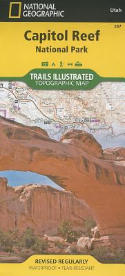 Capitol Reef National Park Map National recreation areas by National Geographic