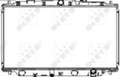 NRF 506743 Radiator, engine cooling for HONDA