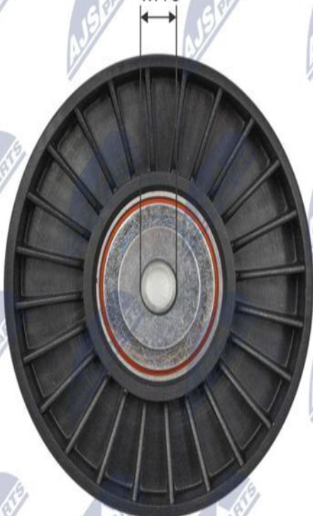 NTY RNK-FR-067 Tensioner Pulley, V-ribbed belt for FORD