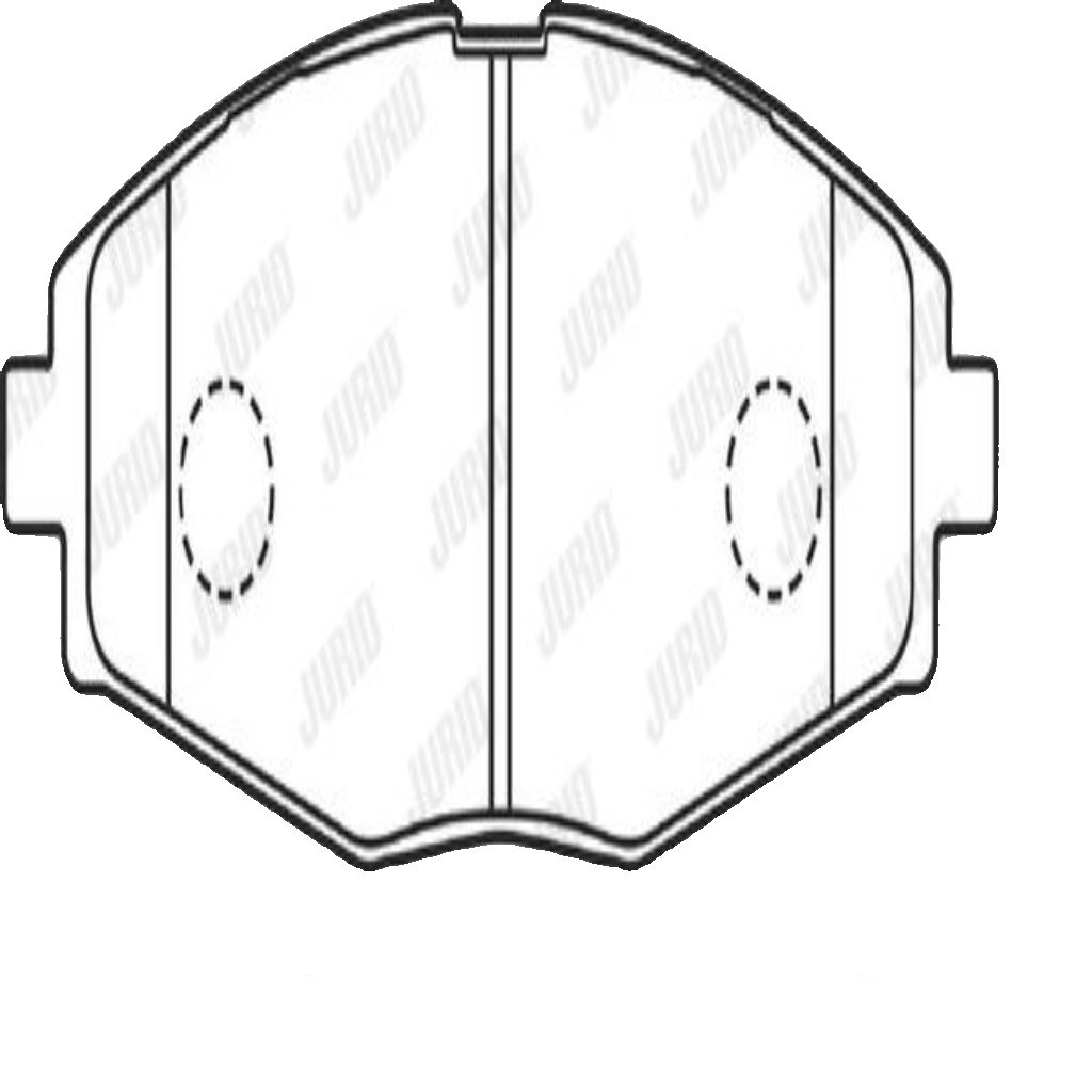 Front JURID 572402J Brake Pad Set, disc brake for CHERY,CHEVROLET,DAEWOO,FSO,JEE