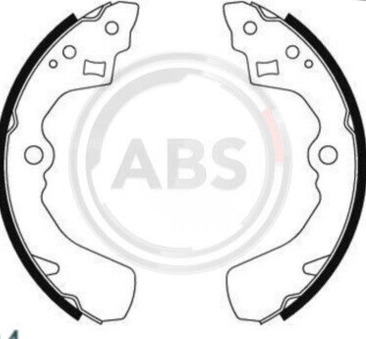 Original A.B.S. Brake Shoe Set 8924 for Daihatsu Rover Subaru Suzuki