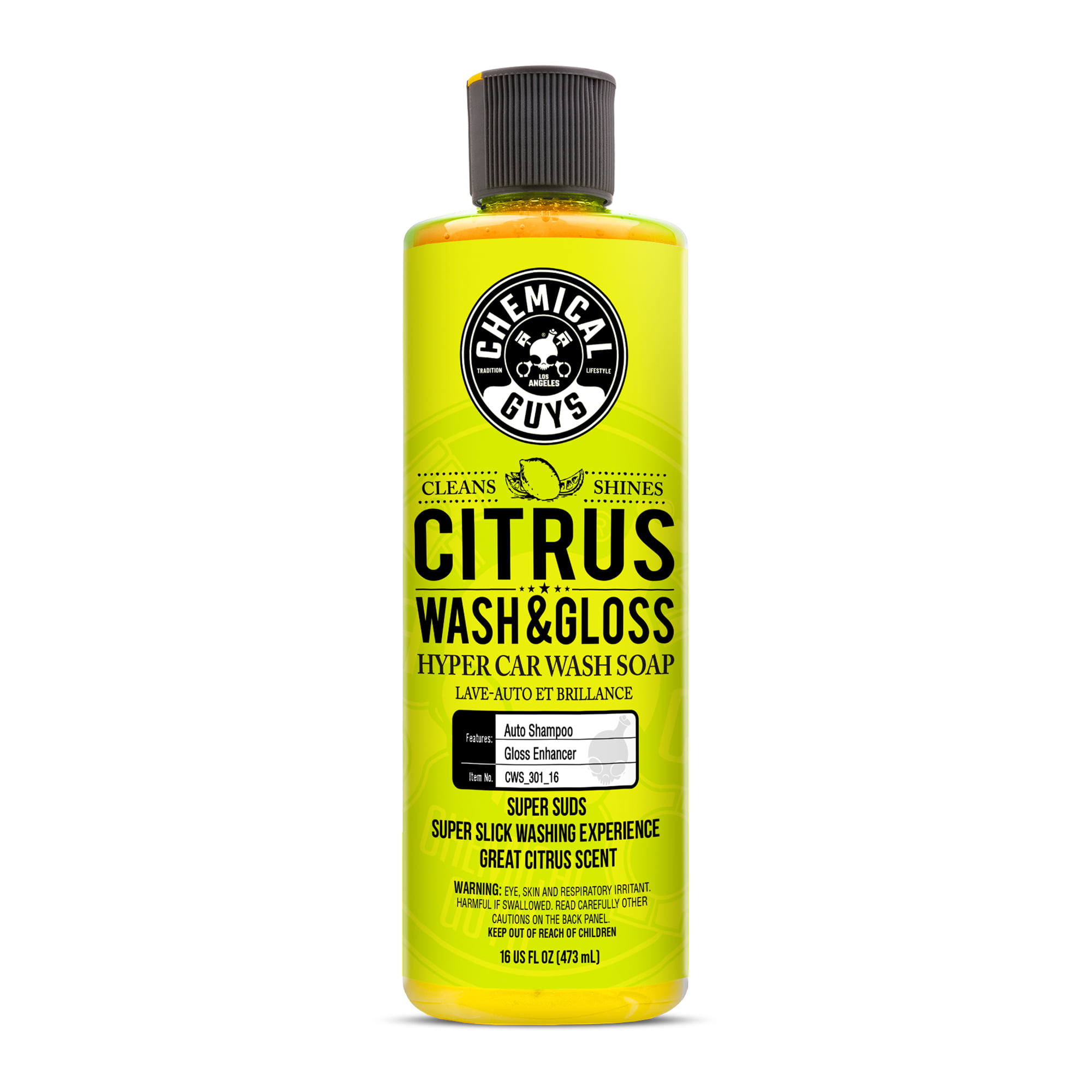 Chemical Guys Citrus Wash and Gloss Concentrated Car Wash 16oz