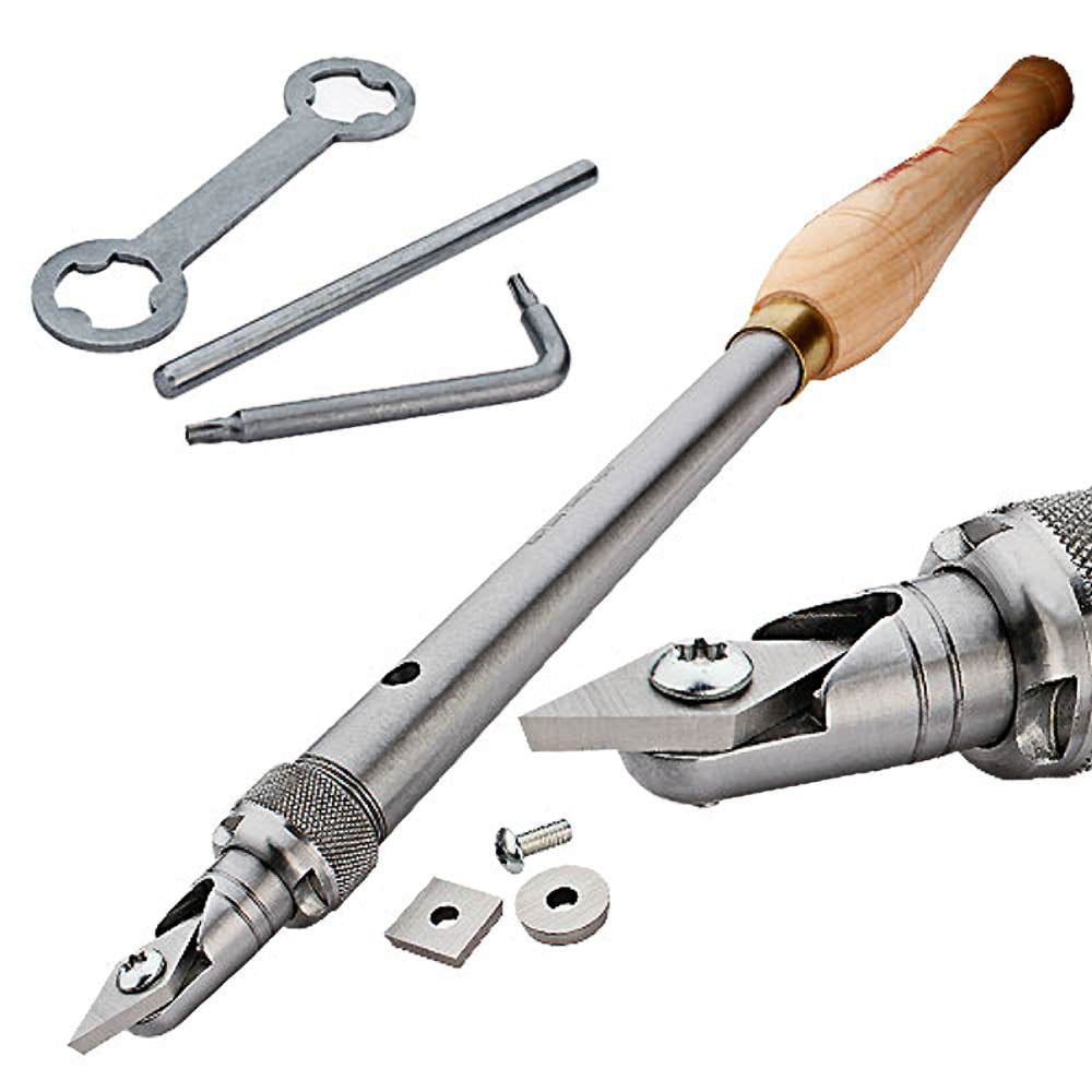Robert Sorby Turnmaster Handled with 3 x HSS Cutters - RSTM-HT123