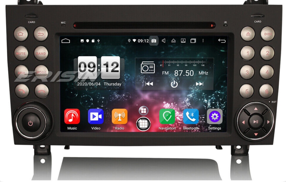 Android 14 DAB+Car Stereo Carplay Sat Nav for Mercedes SLK Class R171 W171 Radio