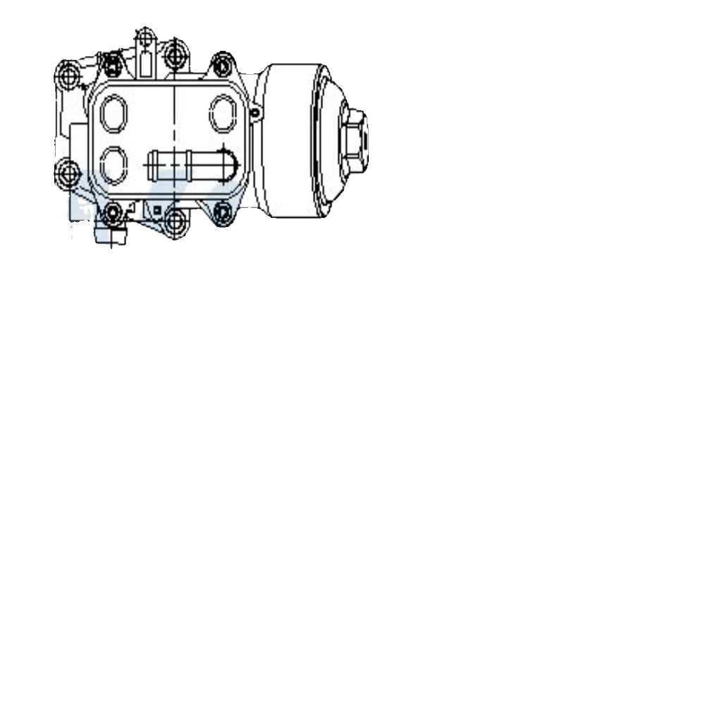 NISSENS-OE 91315-OE Oil Cooler, engine oil for AUDI