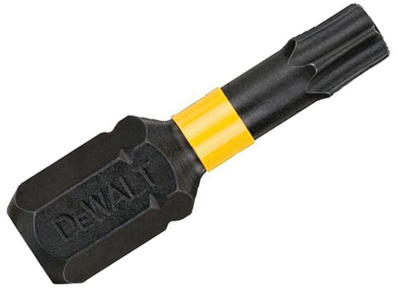 DeWalt DT7382T Pack of 5 Torx T25 25mm Impact Torsion Screwdriver Driver Bits