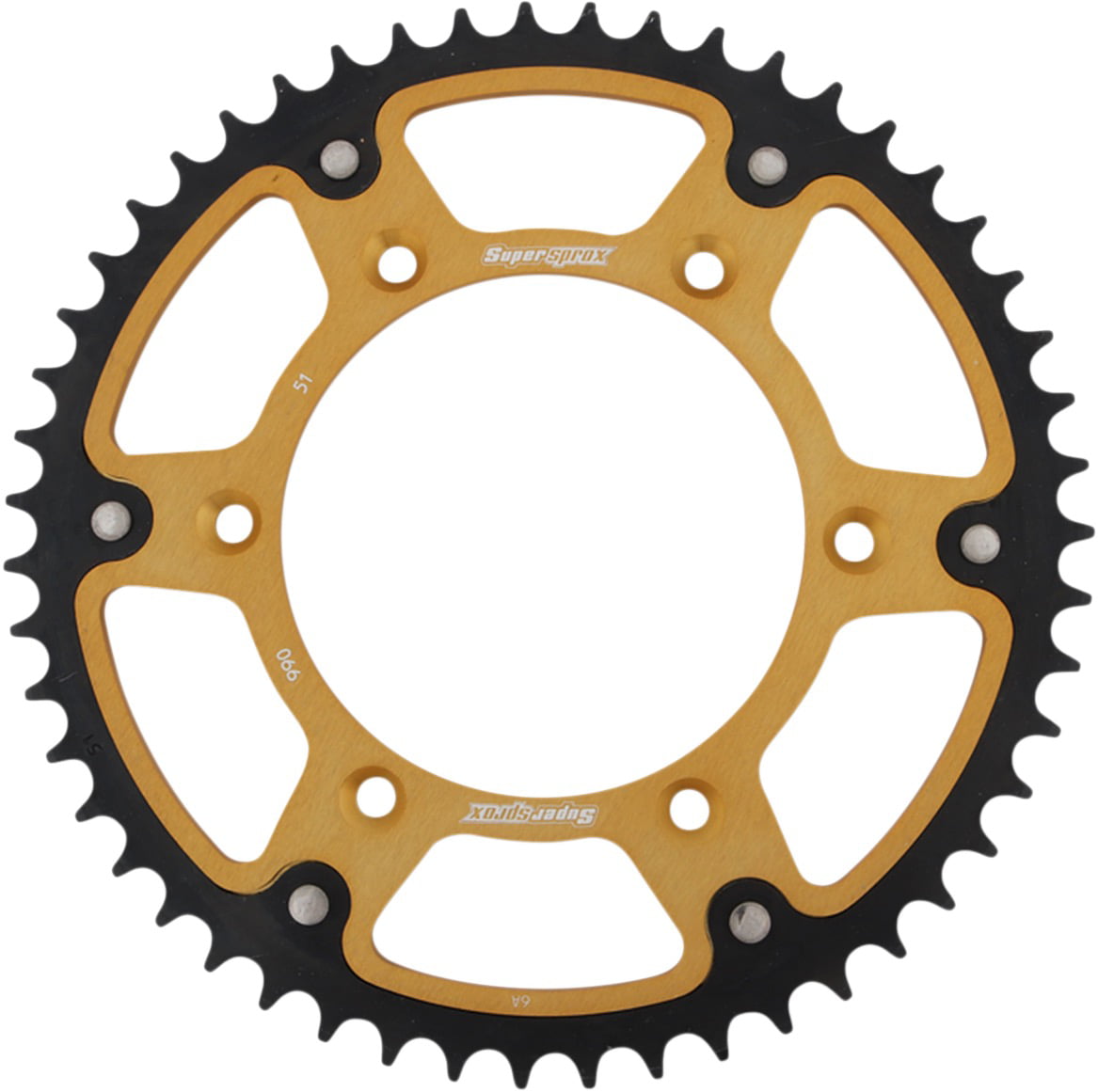 Free Shipping Supersprox Stealth Gold 51 D Motorcycle Parts Accessories