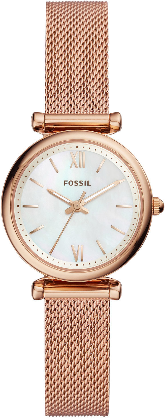 Fossil ES4433 Montre Bracelet Femme - Acier Inoxydable - Or Rose - Quartz