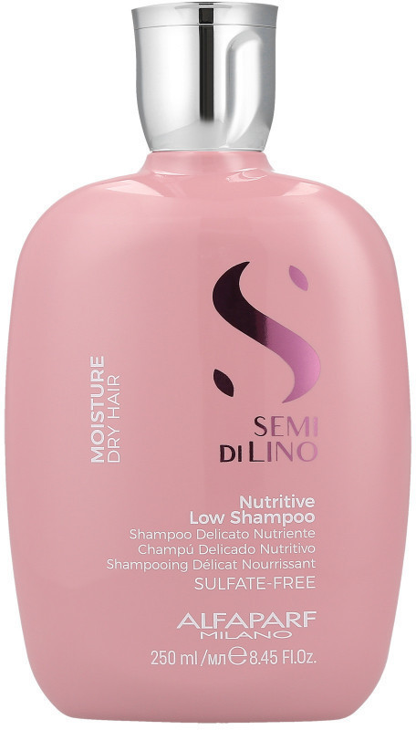 Alfaparf Milano Semi Di Lino Moisture Nutritive Low Shampoo shampoo nutriente per capelli secchi 250 ml - Immagine 4