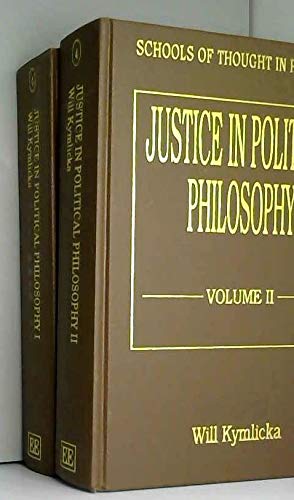 Justice in Political Philosophy Kymlicka Hardback Edward Elgar 9781852784447